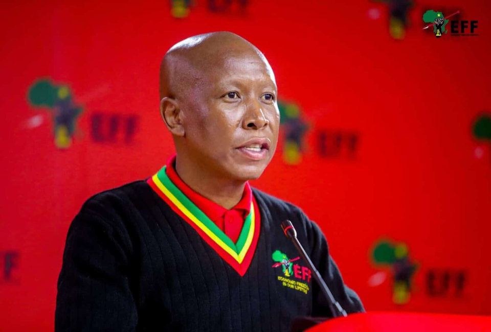 Source-supplied image for: Malema wants social grants to start at R4 500, promises allowance for unemployed graduates